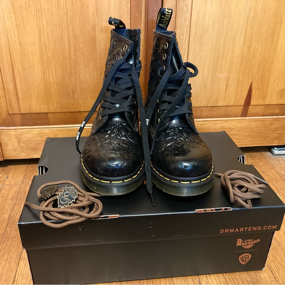 2022 Dr. Marten Goonies High Top Leather Booth - Picture 3 of 7